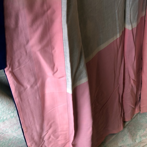 Vintage cotton kimono in ikat style - Picture 6 of 6